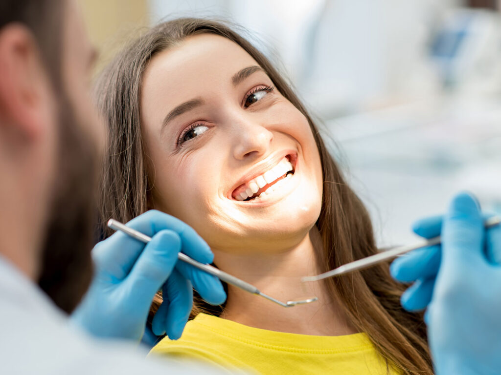 at the dentist